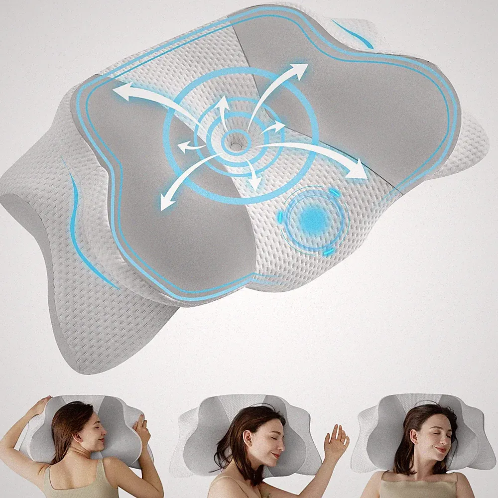 Orthopädisches Kissen Memory Foam Ergonomisch Nackenstützkissen Schlafkissen