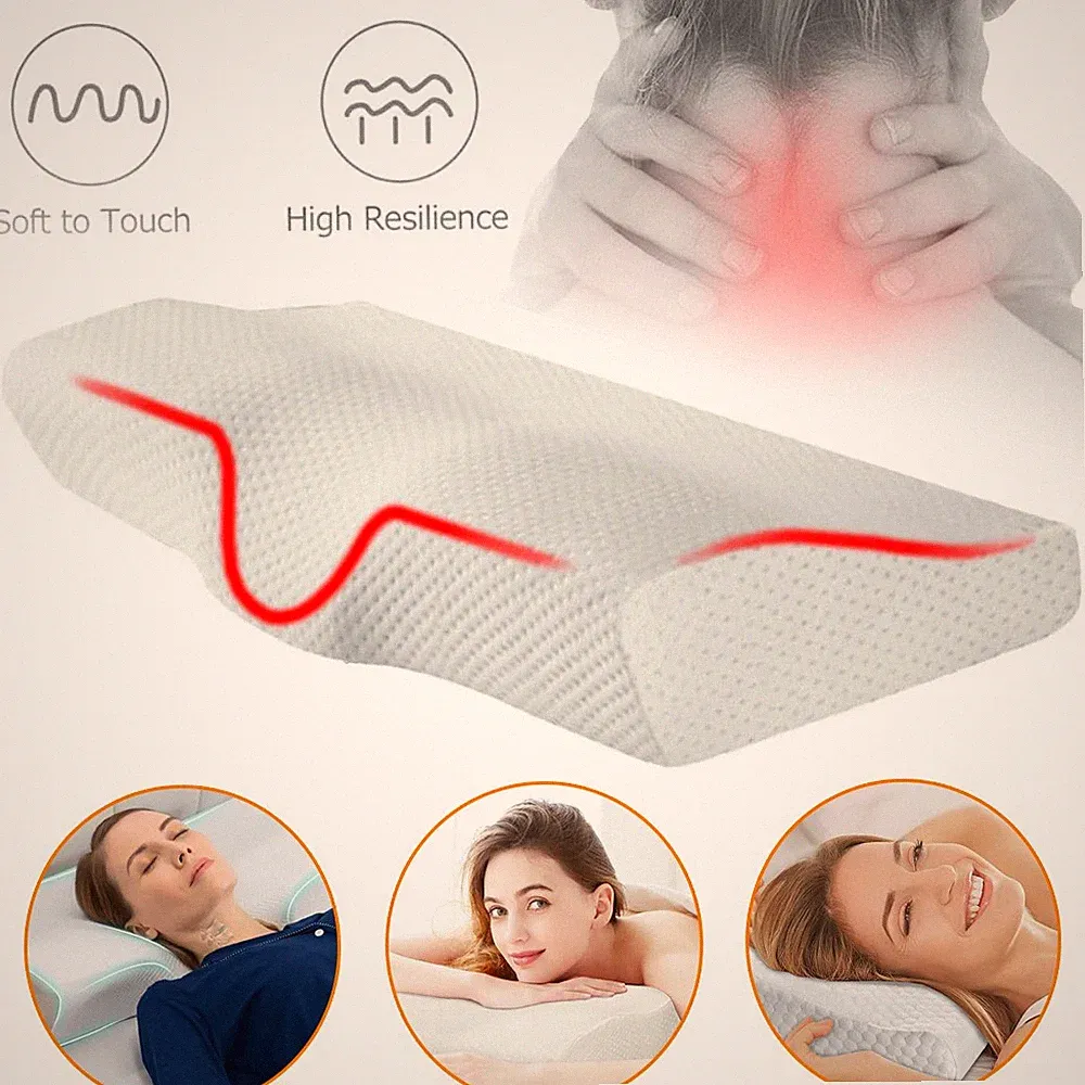 Orthopädisches Kissen Memory Foam Nackenstützkissen Anti Schnarch Nackenkissen