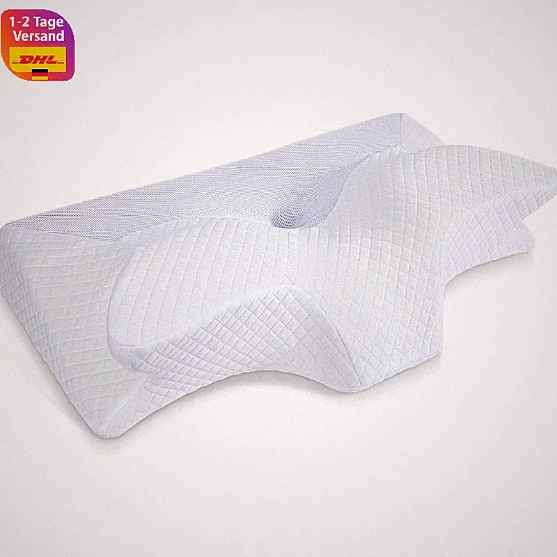 Orthopädisches Kissen Memory Foam Nackenstützkissen Ergonomisch 70x40x8,5-14cm