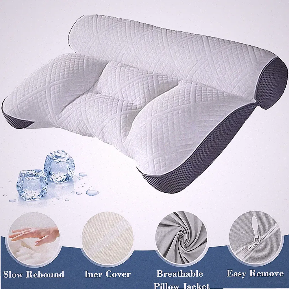Orthopädisches Kissen Memory Foam Nackenstützkissen Nackenkissen Schlafkissen