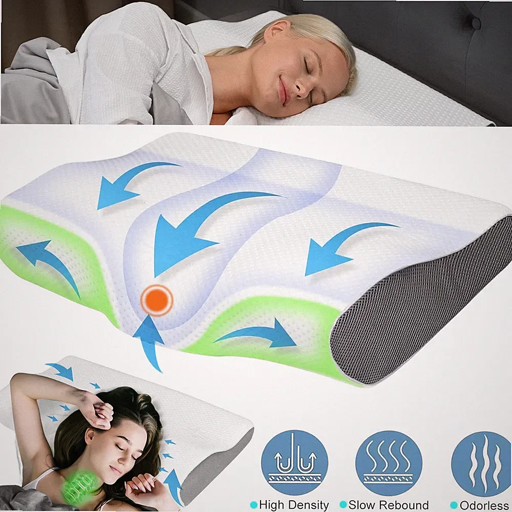 Orthopädisches Kissen Nackenkissen Kopfkissen Ergonomisches Nackenstützkissen