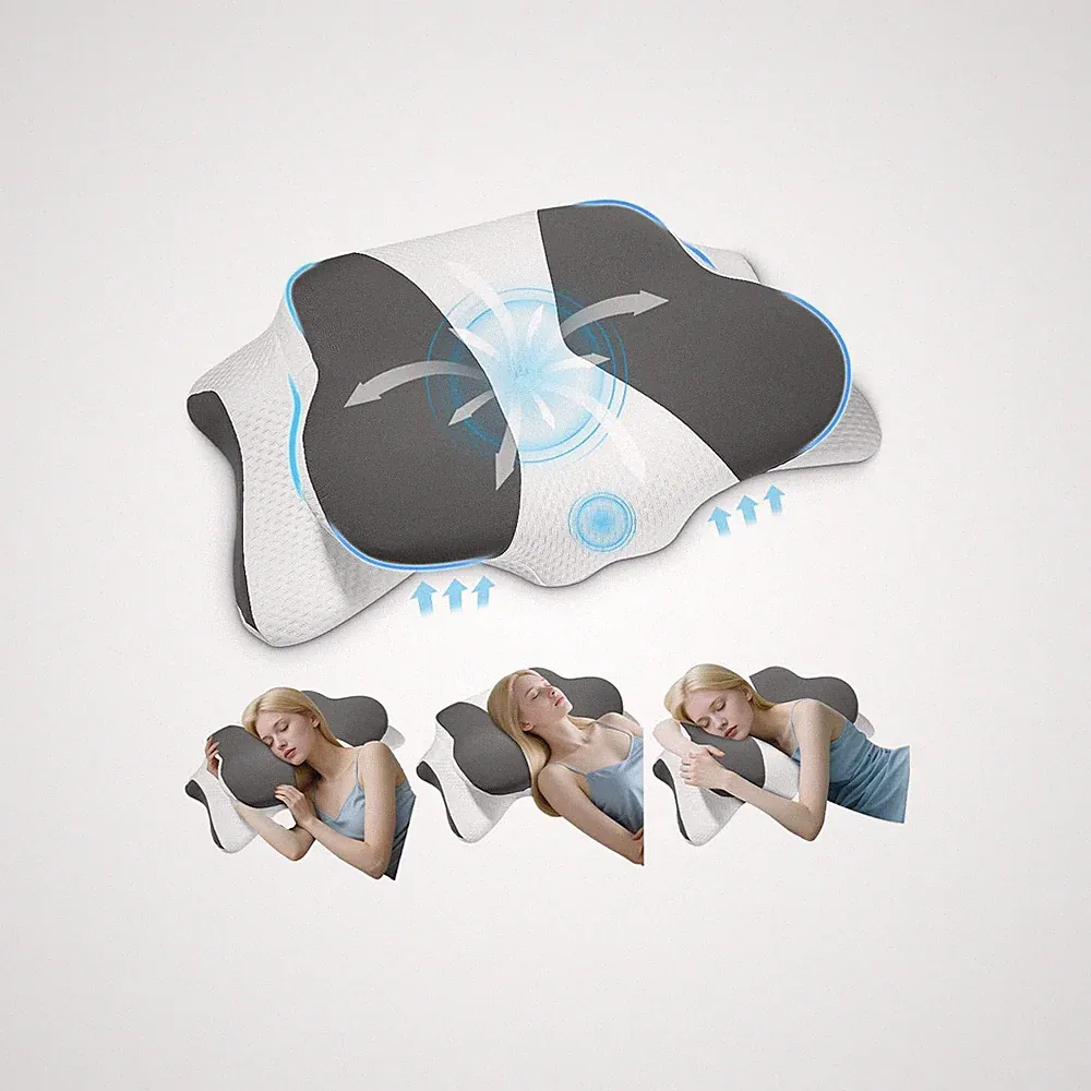Orthopädisches Kissen, Nackenstützkissen, Ergonomisches Kopfkissen, Antischna...