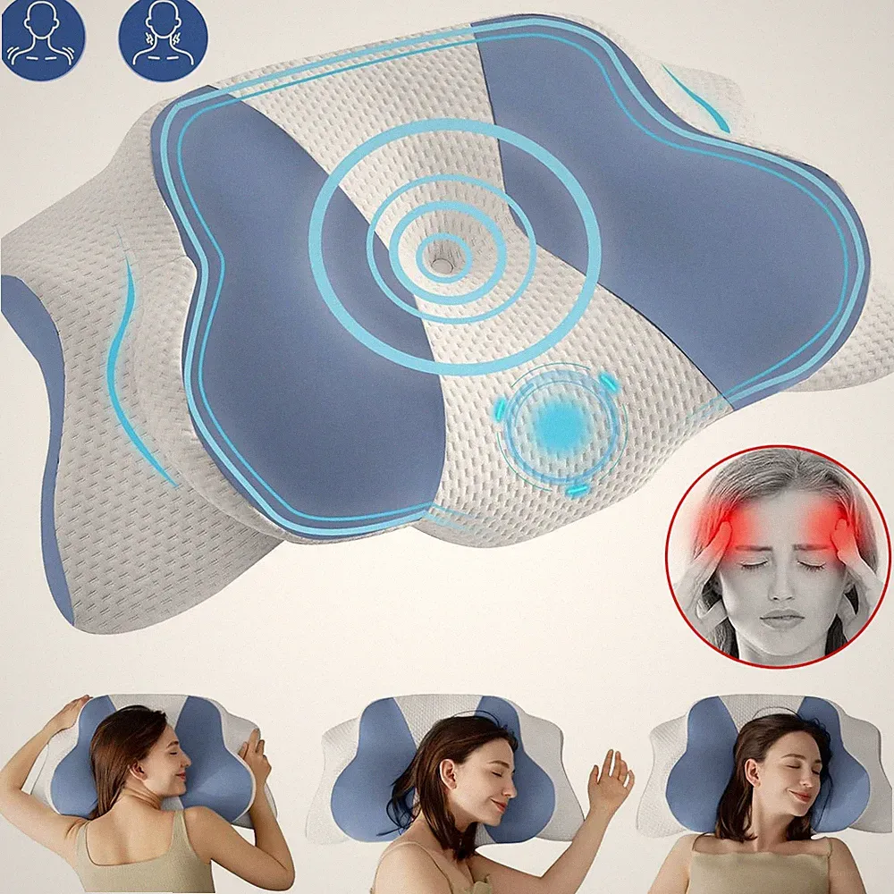Orthopädisches Kissen Nackenstützkissen Ergonomisches Kopfkissen für Rücken