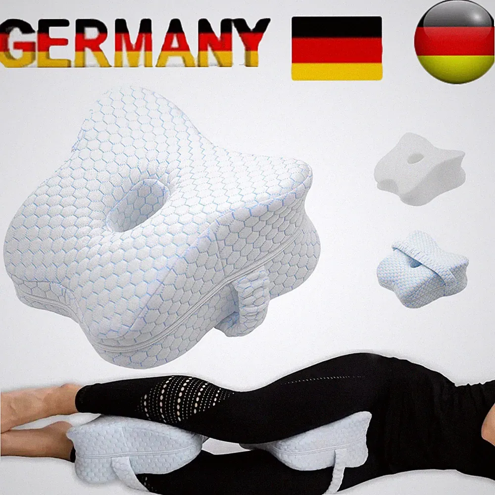 Orthopädisches Kniekissen Beinkissen für Seitenschläfer aus Memory Foam