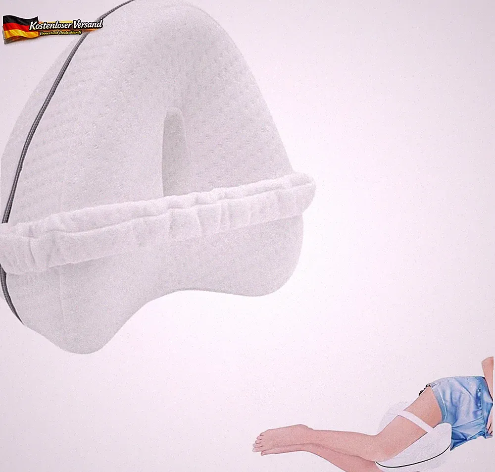 Orthopädisches Kniekissen für Schmerzen - Memory Foam Beinkissen, ergonomisch, a