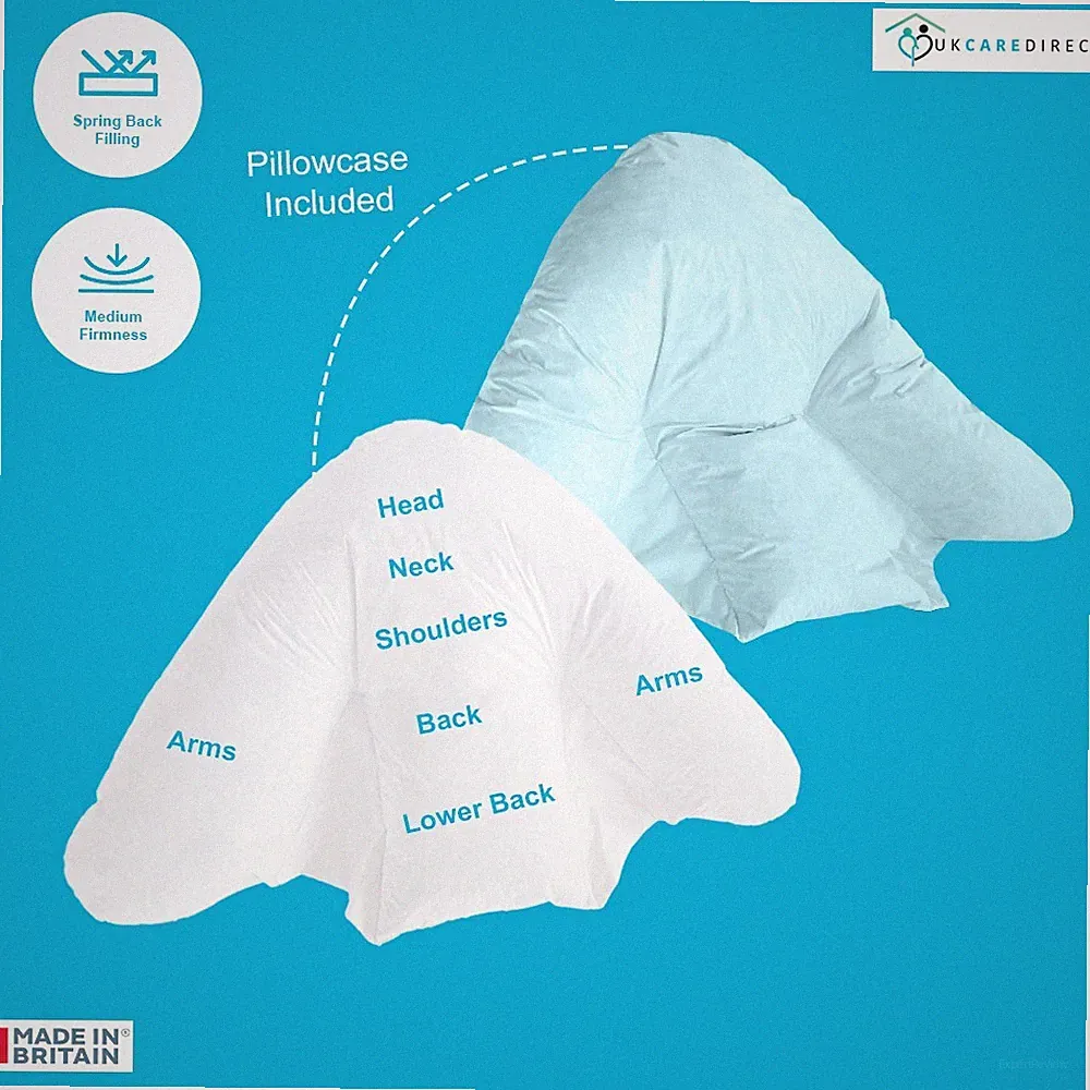 Orthopädisches Kniekissen für Seitenschläfer, Memory Foam Beinstütze bei Rückenschmerzen