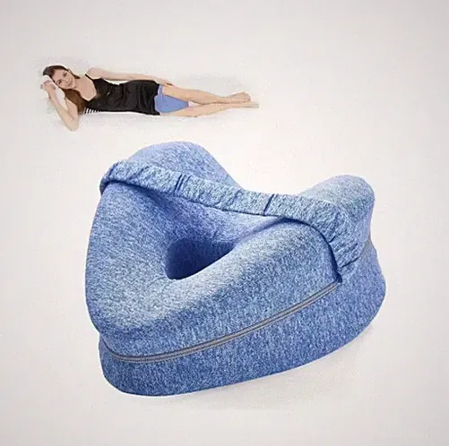 Orthopädisches Kniekissen Memory Foam Beinstütze Seitenschläfer Hüftkissen