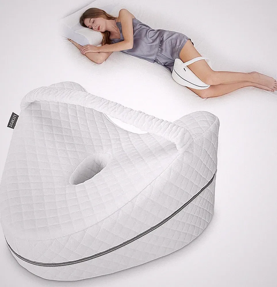 Orthopädisches Kniekissen Memory Foam - Unterstützung für Seitenschläfer