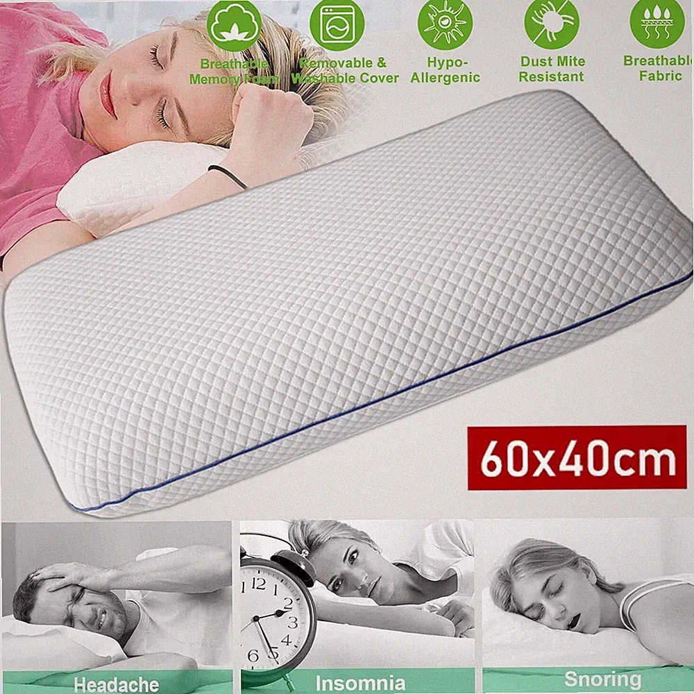 Orthopädisches Kopfkissen Memory Foam Nackenkissen für Seiten Nackenstützkissen