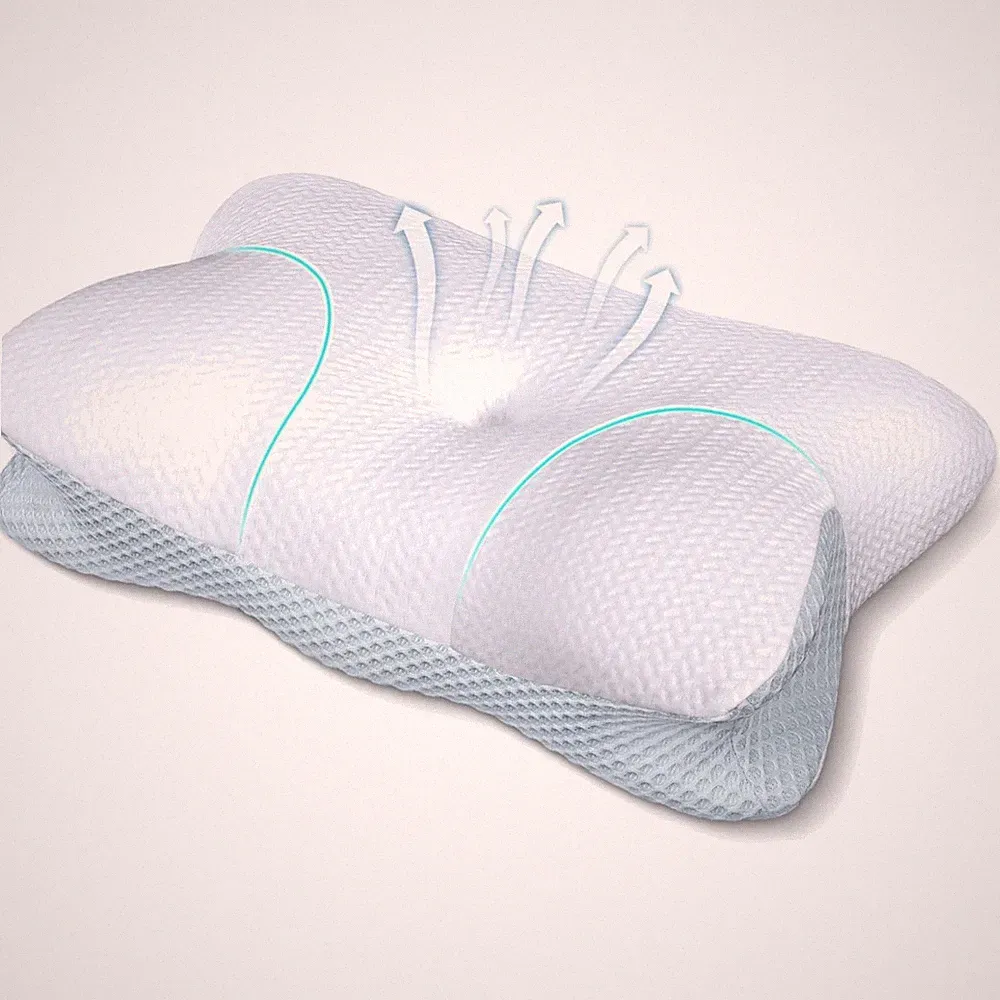 Orthopädisches Kopfkissen Memory Foam Seitenschläfer Rückenschläfer Bauchschl...