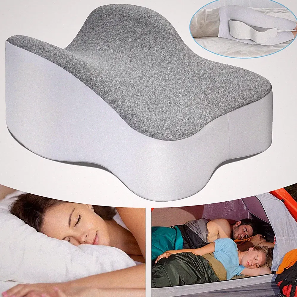Orthopädisches Lagerungskissen Kniekissen für Seitenschläfer Memory Foam Kissen