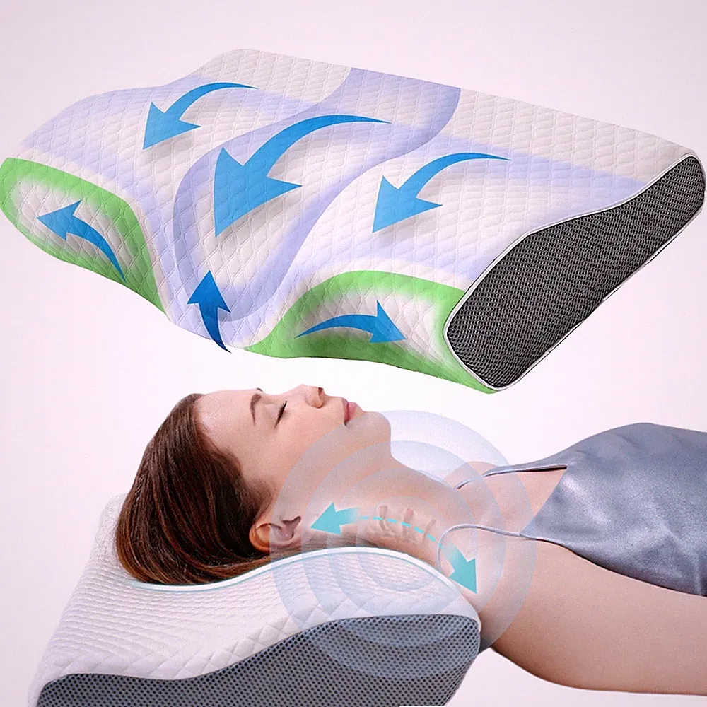 Orthopädisches Memory Foam Kissen–Schmetterlings-Design, atmungsaktiv hygienisch