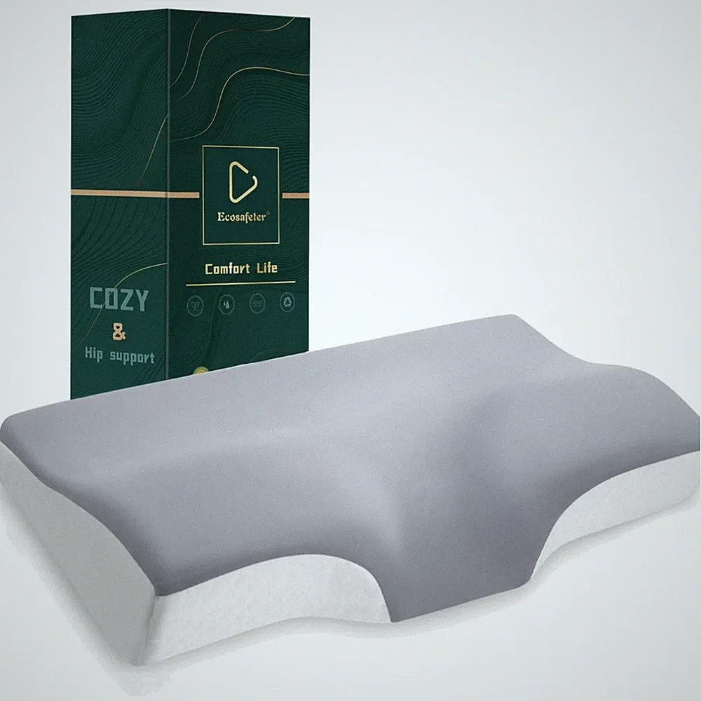 Orthopädisches Memory Foam Kopfkissen - Ideal für Seitenschläfer & Rückenschl...