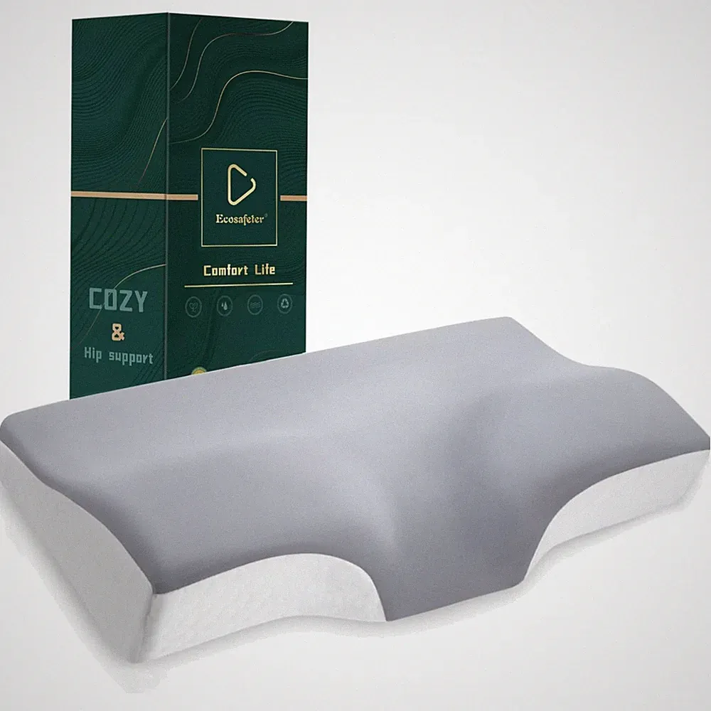 Orthopädisches Memory Foam Nackenkissen für optimale Wirbelsäulen Ausrichtung