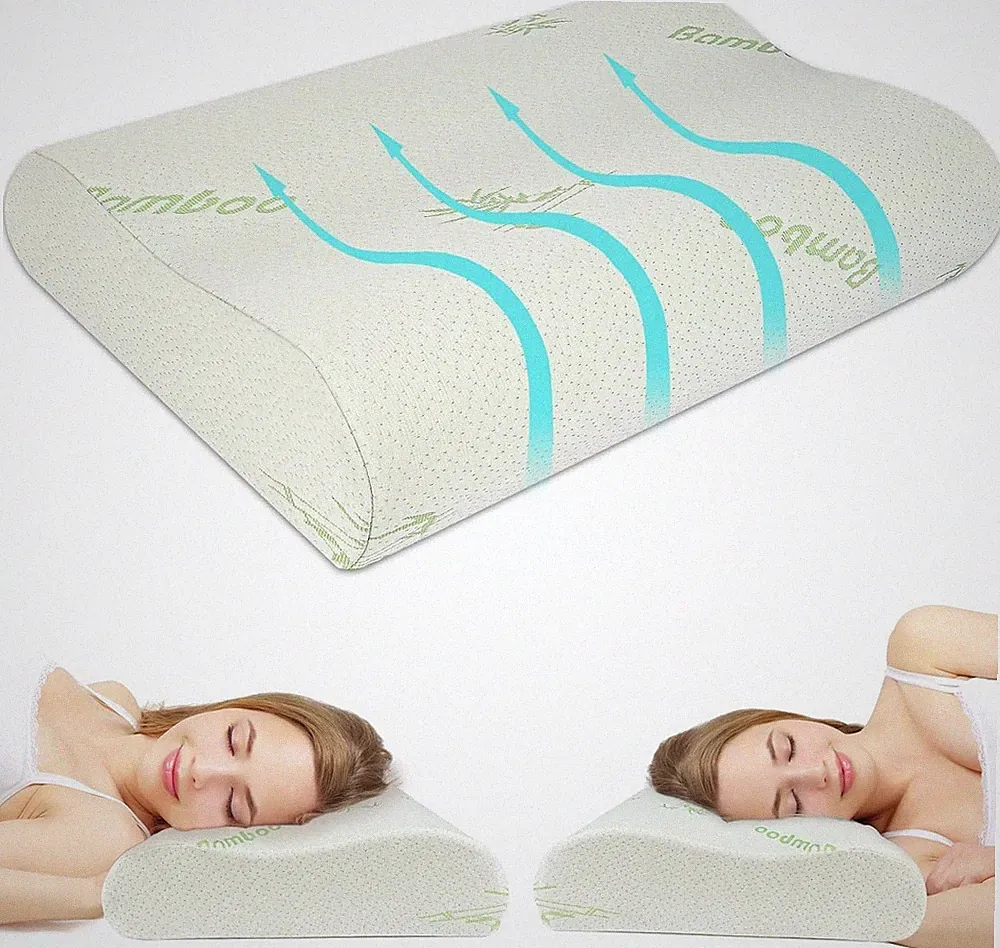 Orthopädisches Memory Foam Nackenstützkissen - Ergonomisch & Formbeständig