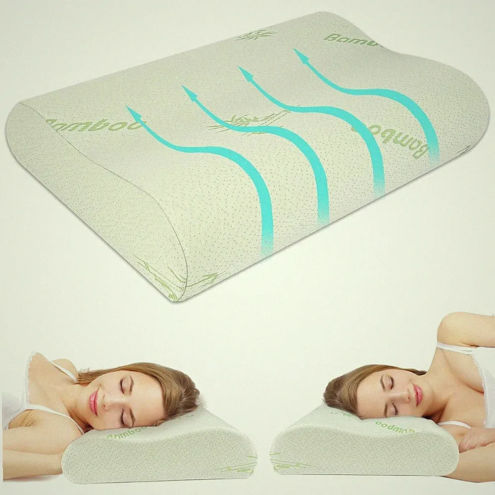Orthopädisches Memory Foam Nackenstützkissen für erholsamen Schlaf