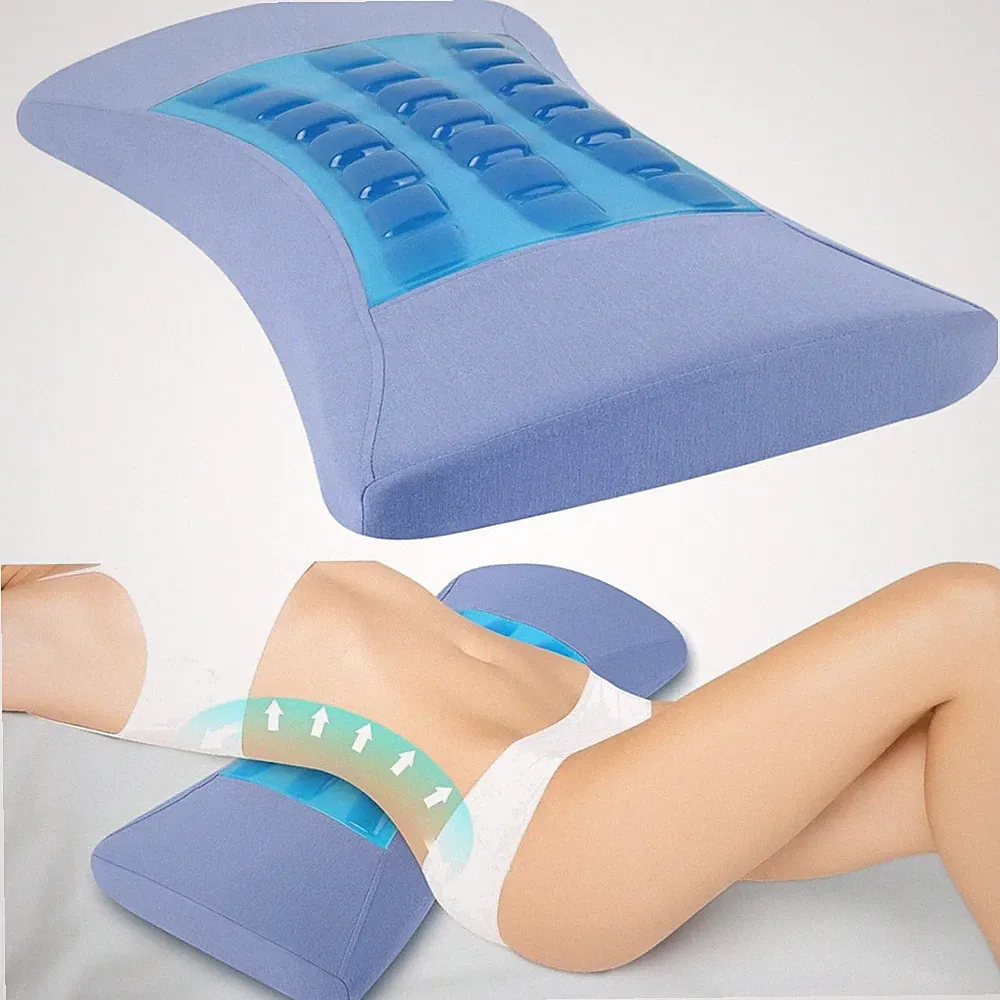 Orthopädisches Memory-Schaum Lendenkissen kühlend ergonomisch Rücken