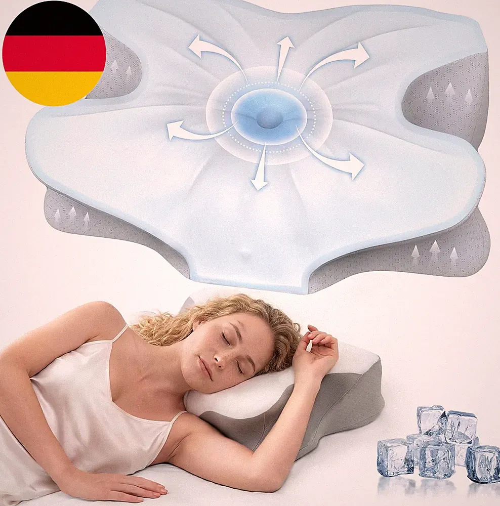 Orthopädisches Nackenkissen Aus Memory-Schaum, Ergonomisches Nackenstützkissen F