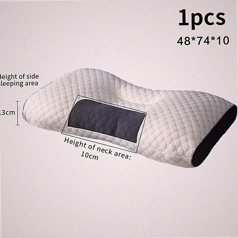 Orthopädisches Nackenkissen ergonomisch Memory Foam 48x74x13cm Nacken