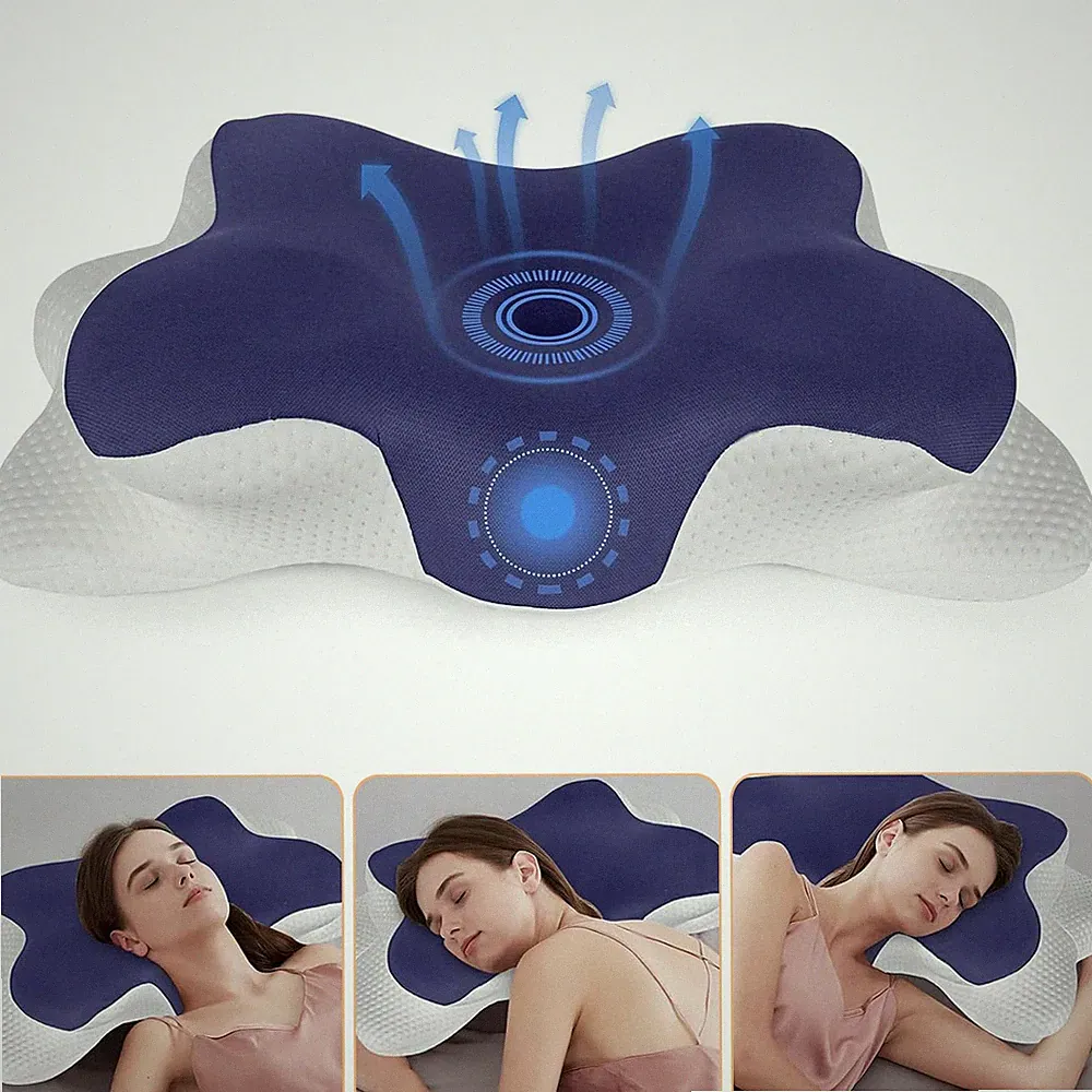 Orthopädisches Nackenkissen Kopfkissen Memory Foam Kissen Schmetterlingskissen