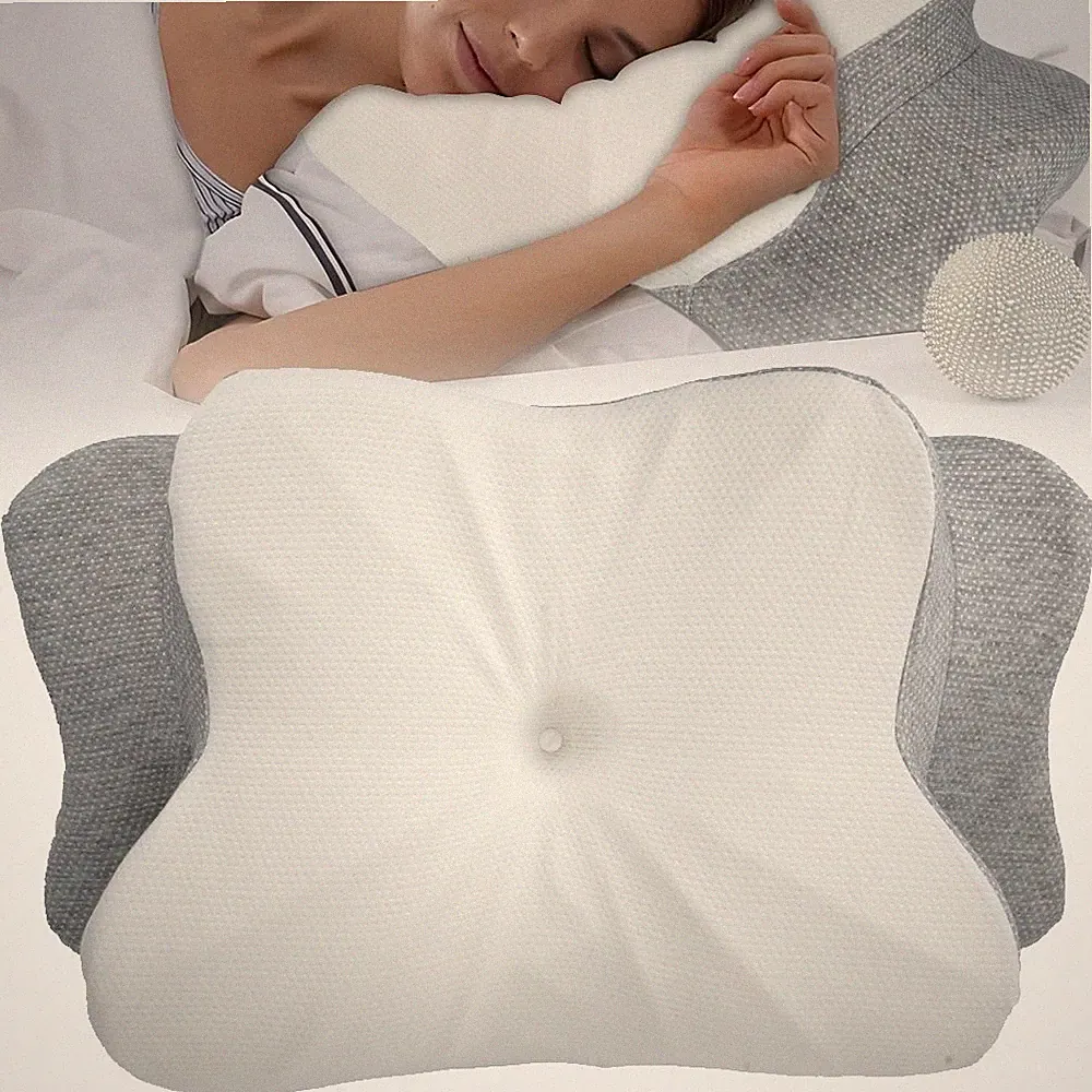 Orthopädisches Nackenkissen Kopfkissen Memory Schaum Kissen mit Höhenverstellung