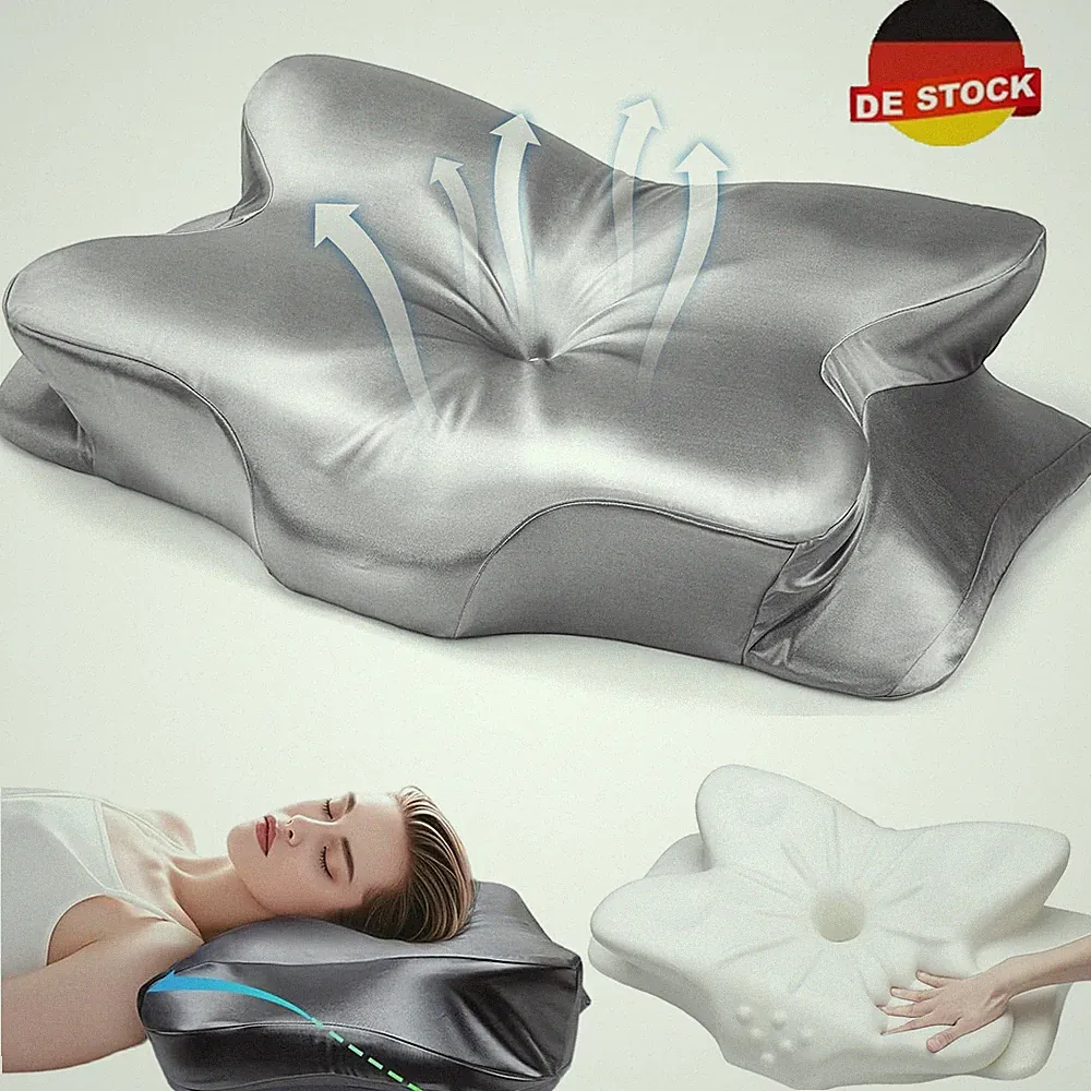 Orthopädisches Nackenkissen Memory Foam Anti-Schmerz Anti Schnarch Schlafkissen