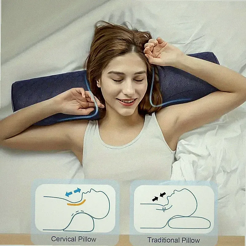 Orthopädisches Nackenkissen Memory Foam atmungsaktiv waschbar ergonomisch
