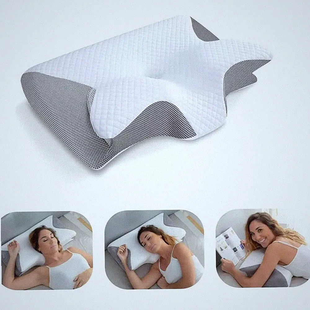 Orthopädisches Nackenkissen Memory Foam Ergonomisch gegen Nackenschmerzen Schlaf