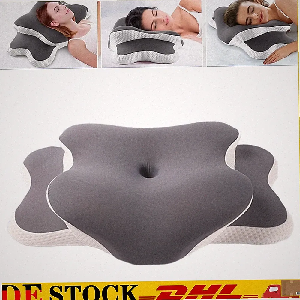 Orthopädisches Nackenkissen Memory-Foam Ergonomisches Kopfkissen Nackenschmerzen