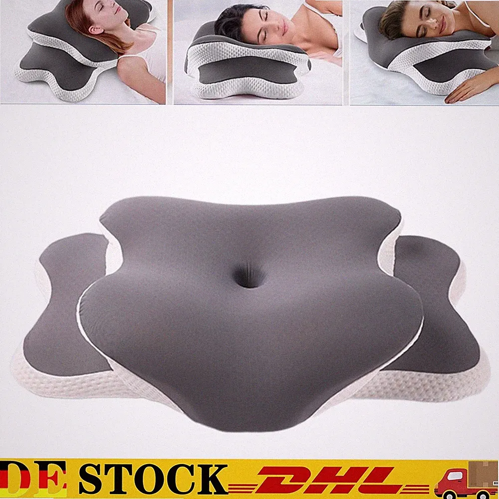 Orthopädisches Nackenkissen Memory-Foam Ergonomisches Kopfkissen Nackenschmerzen