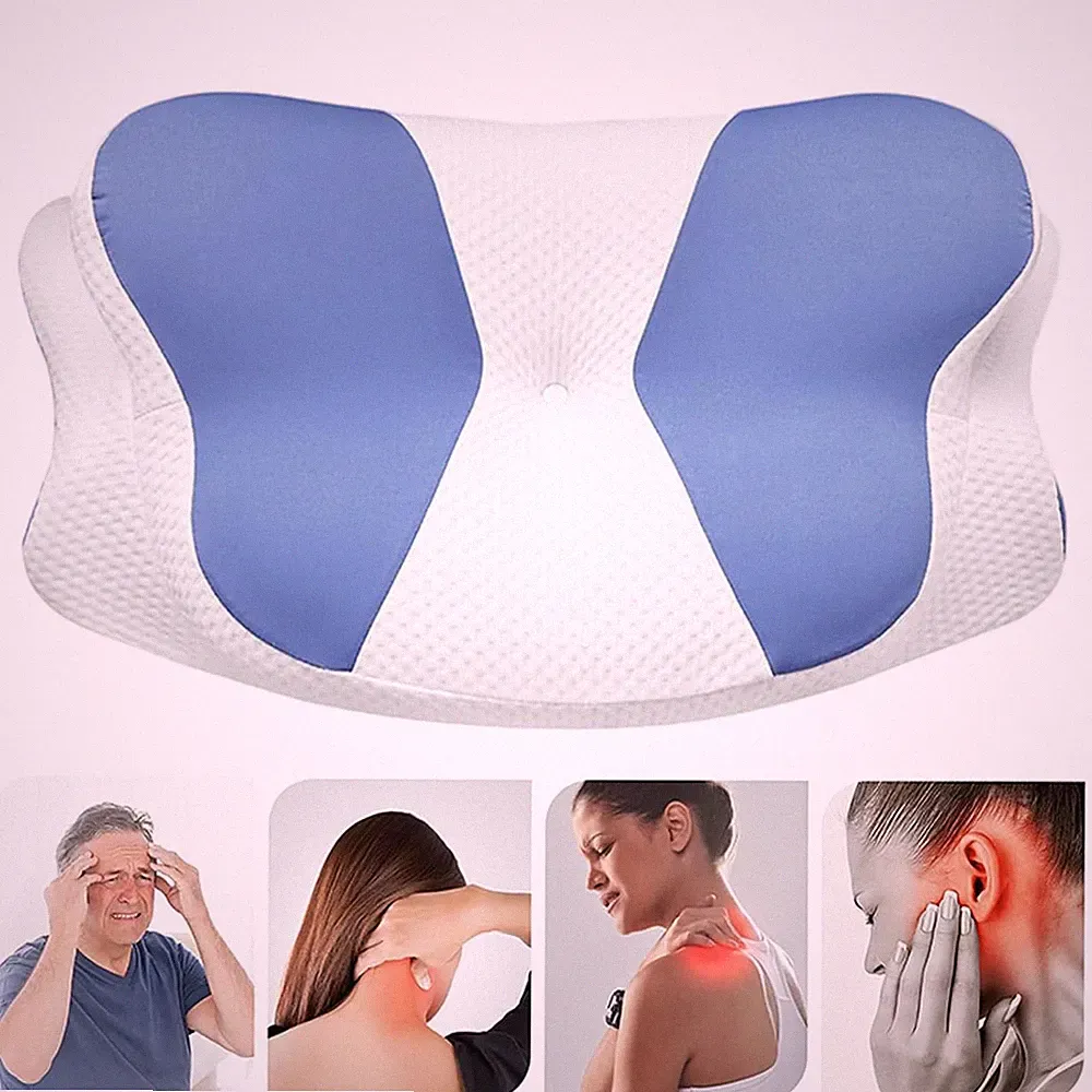 Orthopädisches Nackenkissen Memory Foam für Schulter-Nackenschmerzen Stützkissen
