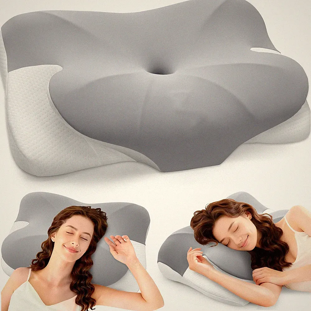 Orthopädisches Nackenkissen, Memory Foam Kissen, Ergonomisches Nackenstützkis...