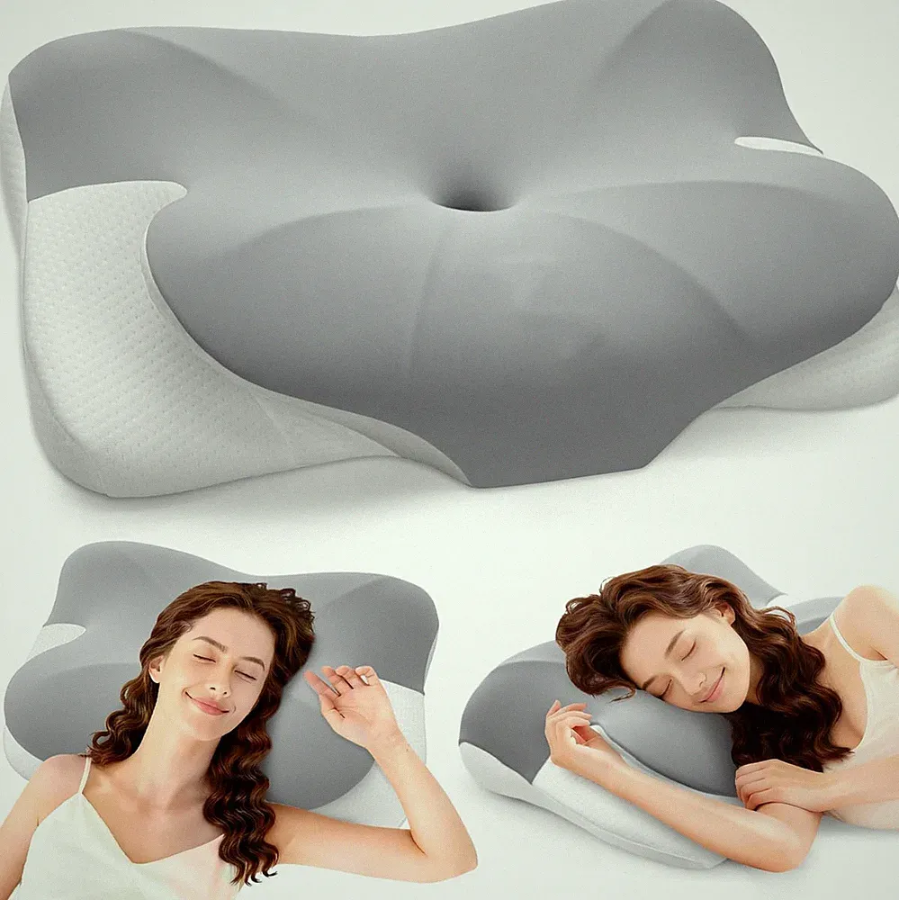 Orthopädisches Nackenkissen, Memory Foam Kissen, Ergonomisches Nackenstützkissen