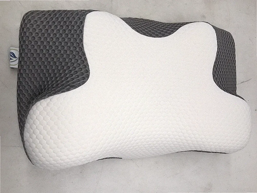 Orthopaedisches Nackenkissen – Memory Foam Kissen fuer Ruecken- &Seitenschlaefer