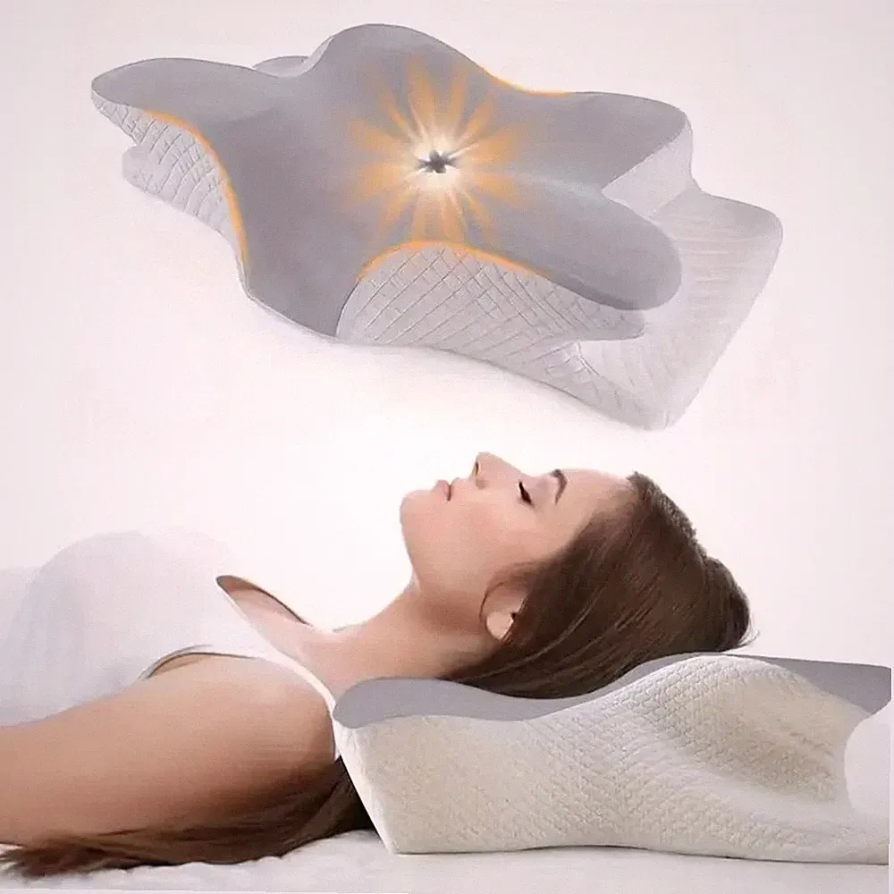 Orthopädisches Nackenkissen Memory Foam Schlafkissen für Seitenschläfer