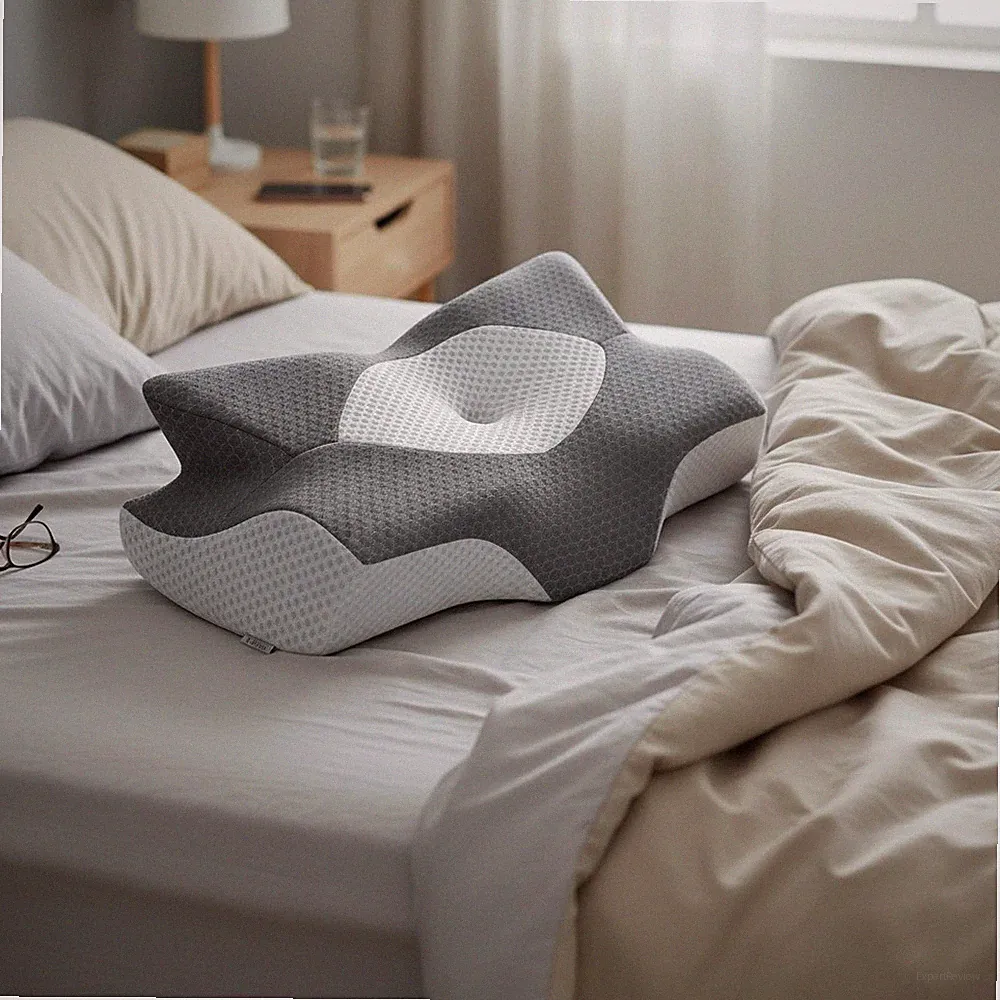 Orthopädisches Nackenkissen Memory Foam Seitenschläferkissen Schulterschmerz