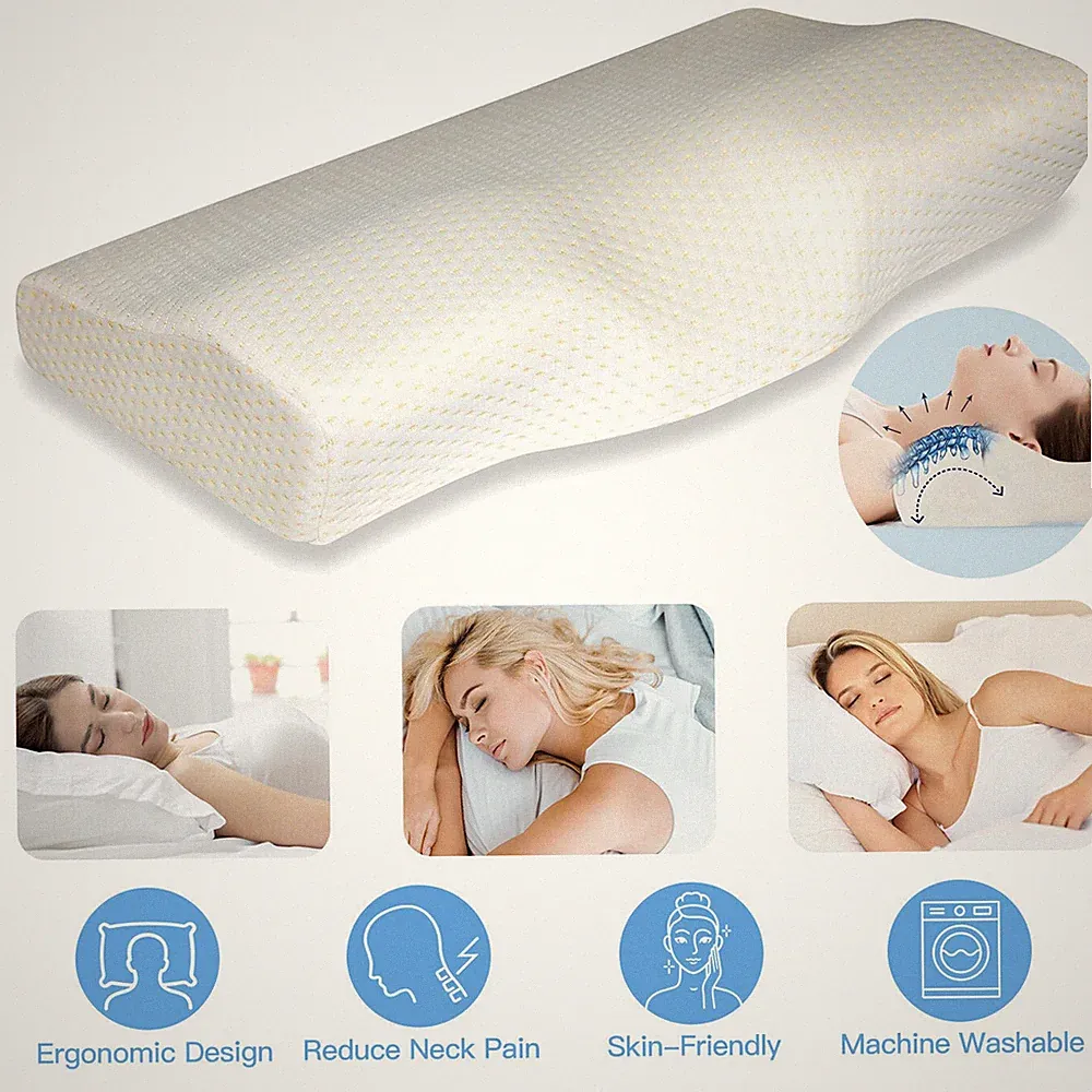 Orthopädisches Nackenkissen Nackenstützkissen Optimale Unterstützung Kopfkissen