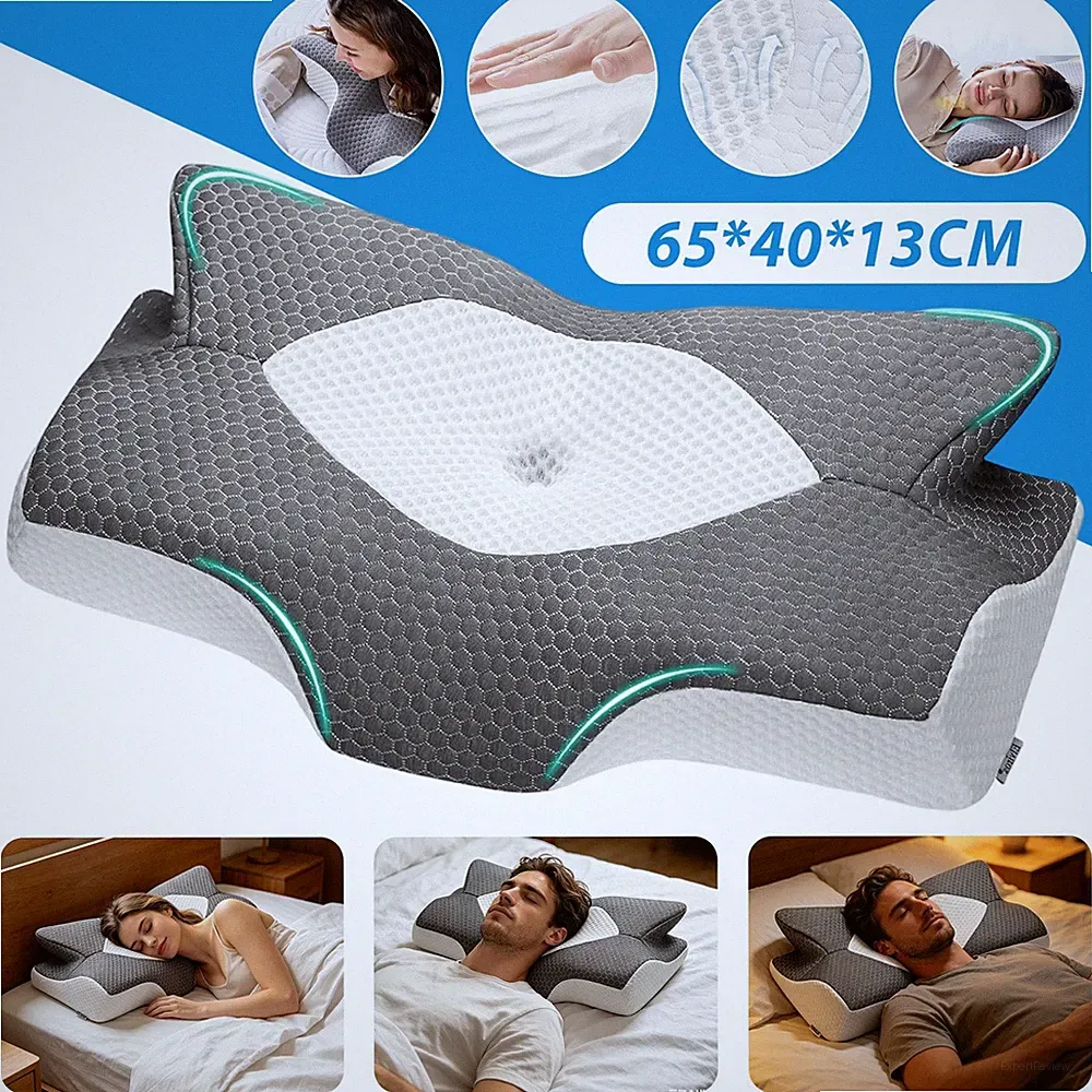 Orthopädisches Nackenkissen Schlafkissen Ergonomisch Für Hals Nacken Schulter