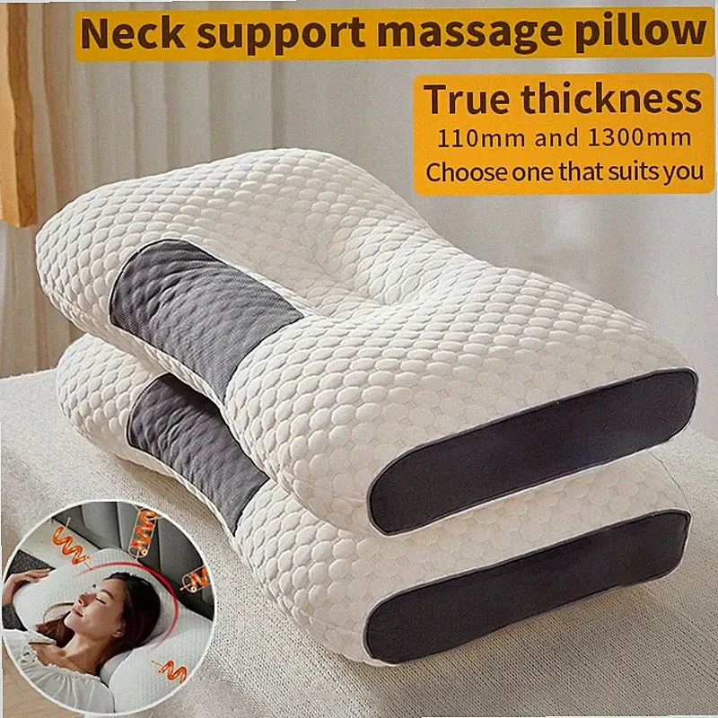 Orthopädisches Nackenkissen Schlafkissen Massage Sojabohnenfaser Haus & Reise