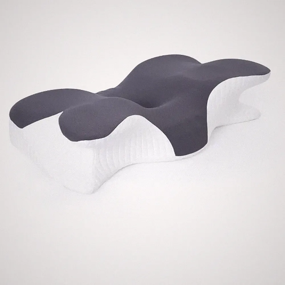 Orthopädisches Nackenkissen Schmetterlingsform Memory Foam Seitenlage Komfort