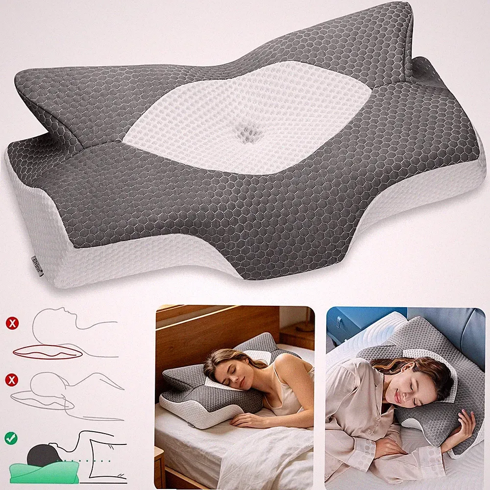 Orthopädisches Nackenkissen Seitenschläferkissen Ergonomisch Zum Seitenschlafen