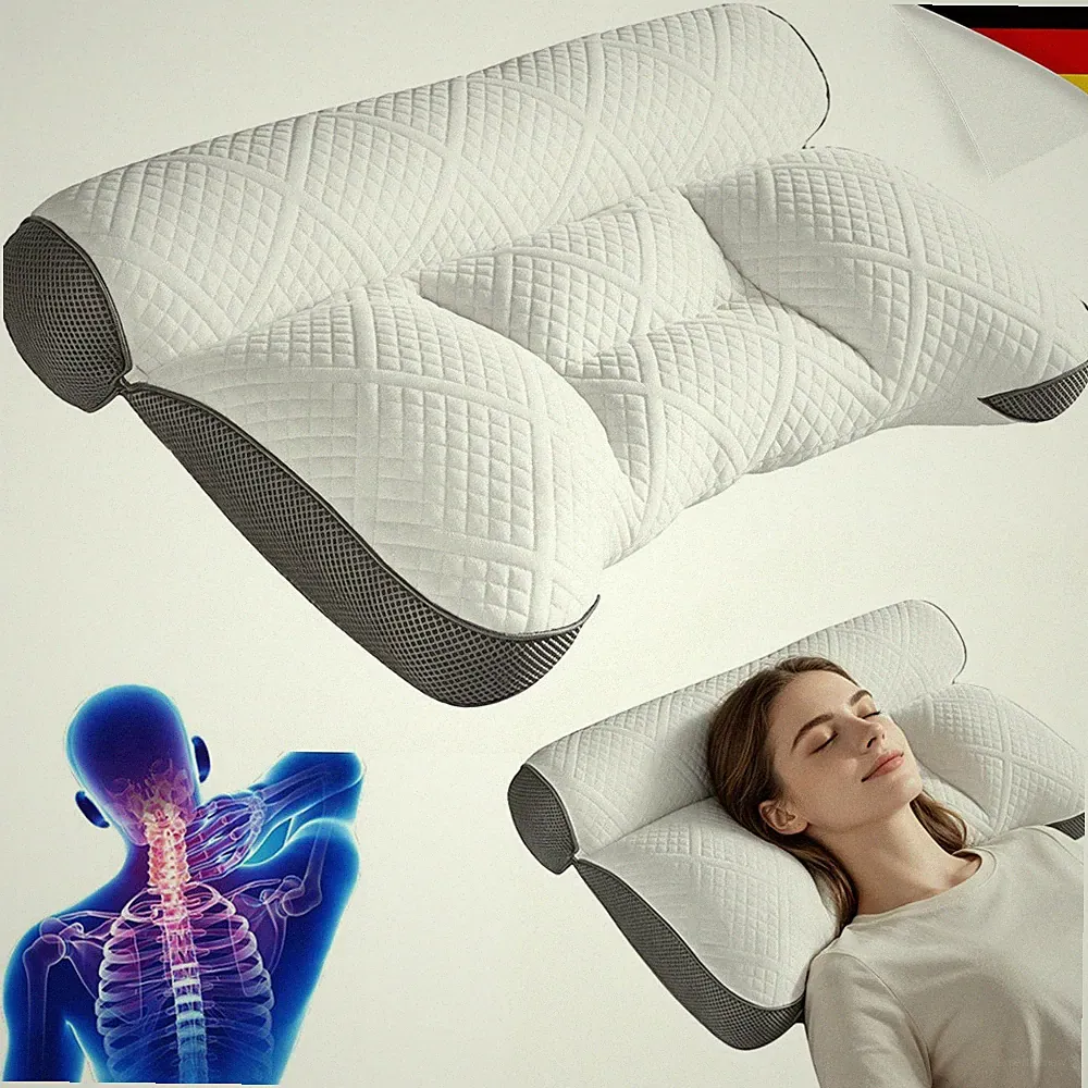 Orthopädisches Nackenstützkissen für Seitenschläfer Schlafproble Schlafkissen DE