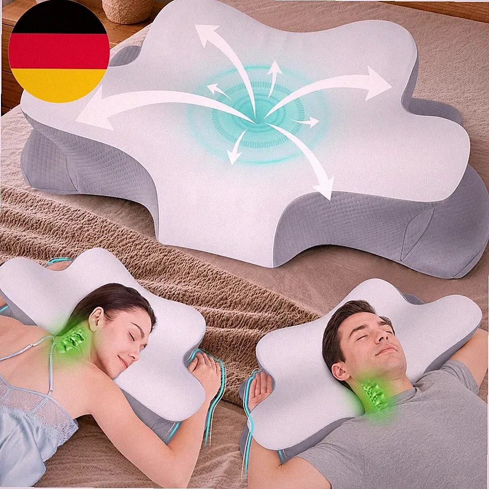 Orthopädisches Nackenstützkissen Gegen Nackenschmerzen, Ergonomisches Memory Foa