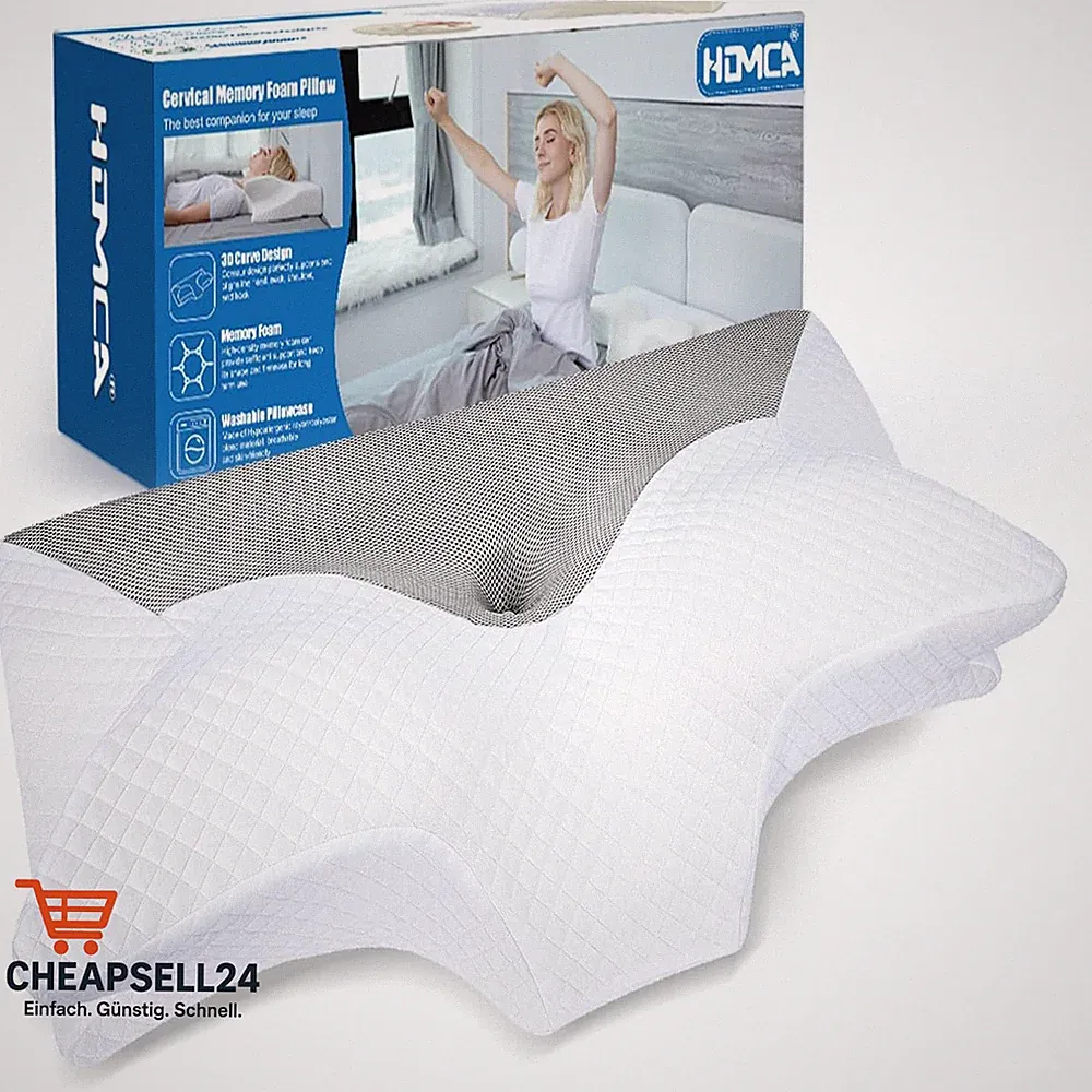 Orthopädisches Nackenstützkissen Memory Foam 70x40x8,5