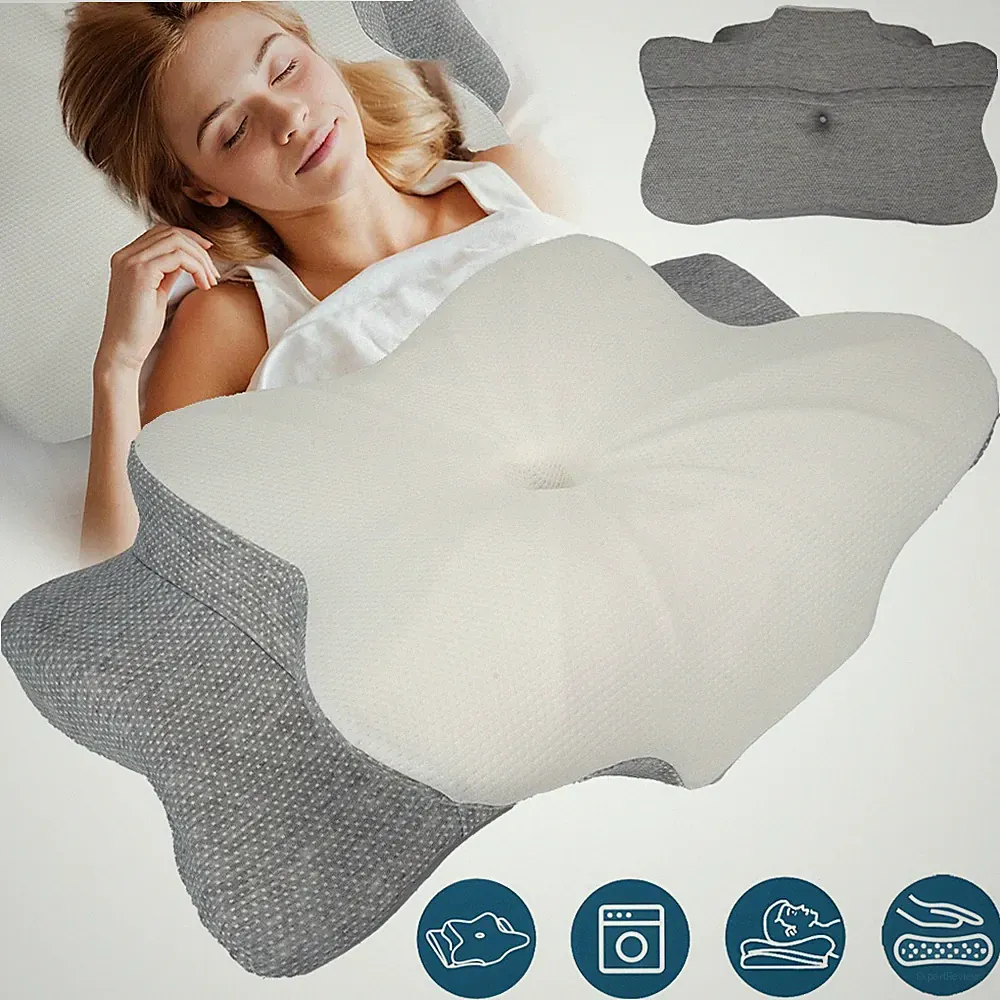 Orthopädisches Schlafkissen Nackenkissen Ergonomisches Kopfkissen für Eltern