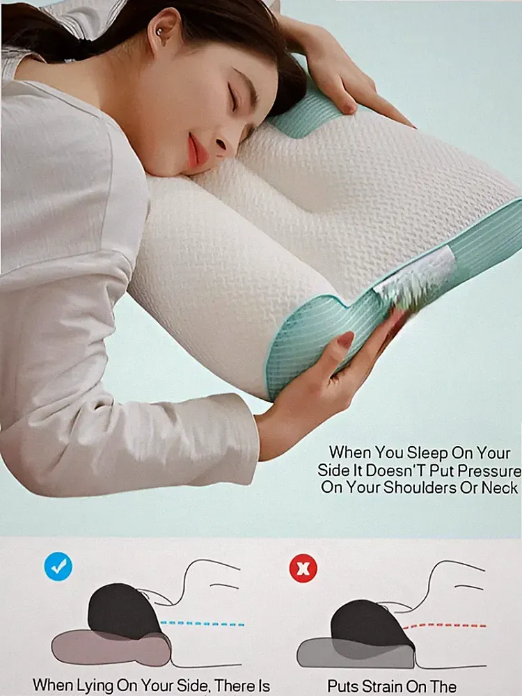 Orthopädisches Schlafkissen Nackenstützkissen Traktionskissen ergonomisch