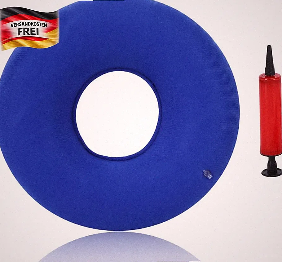 Orthopädisches Sitzkissen aufblasbar für Hämorrhoiden und Schmerzen 40cm