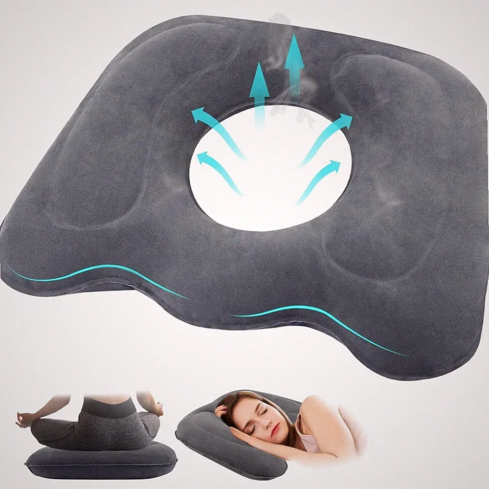 Orthopädisches Sitzkissen, Aufblasbares Sitzkissen für Bürostühle, Ergonomisc...