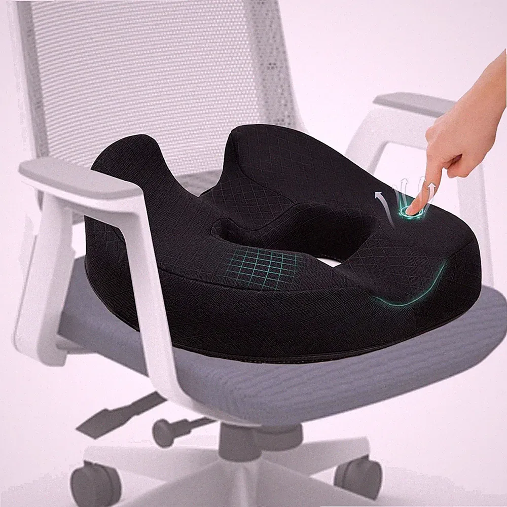 Orthopädisches Sitzkissen Donut Memory Foam Hämorrhoiden Steißbein