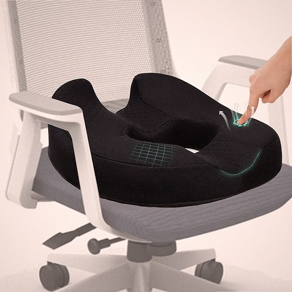 Orthopädisches Sitzkissen Donut Memory Foam Sitzring Hämorrhoiden